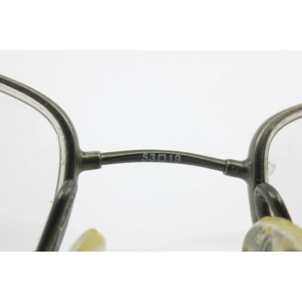 Eddie Bauer EB32045 KH Gunmetal Khaki Semi Rimless Rectangular Eyeglass Frames